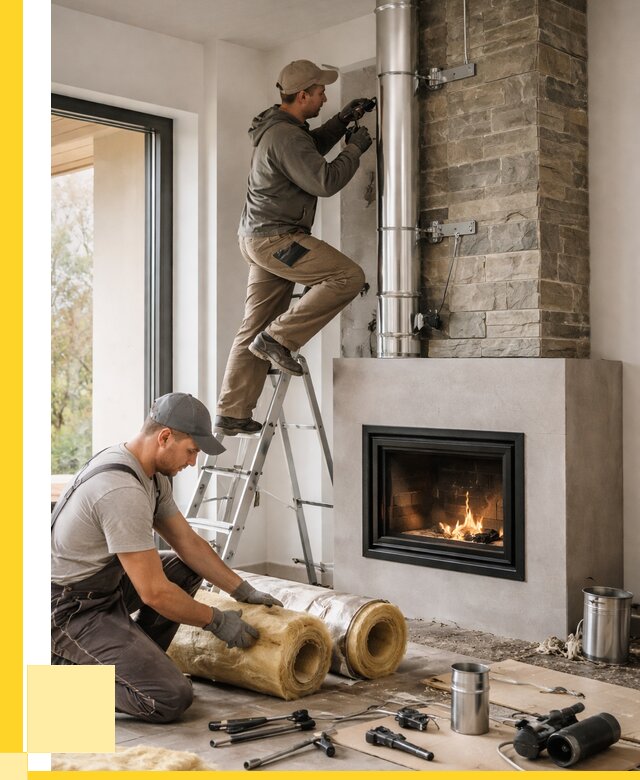 Монтаж дымоходов для каминов в Шарыпове от 15158 р. ЭриданШрп