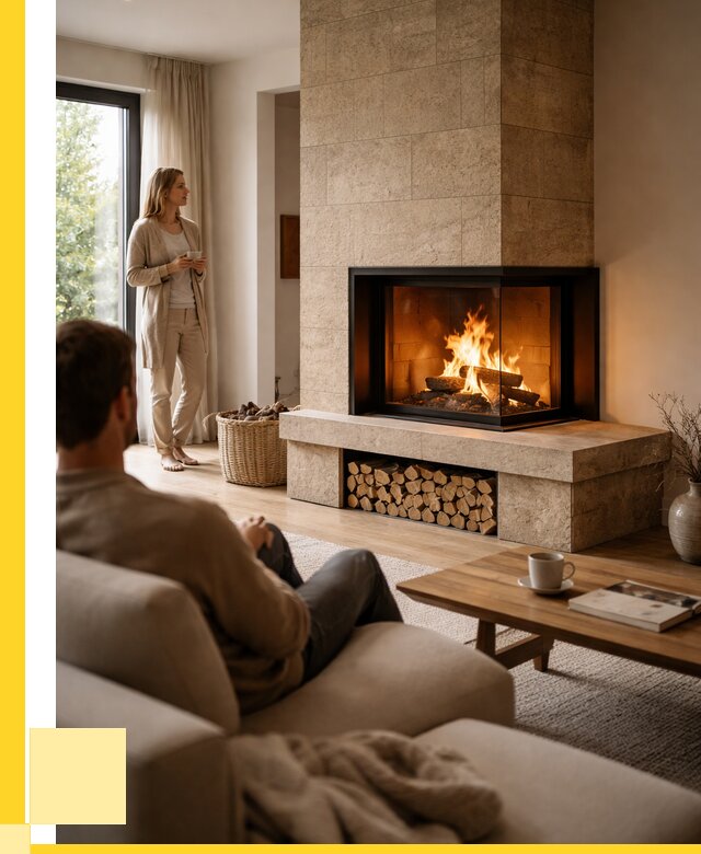 Угловые камины из кирпича установка в Шарыпове от 151575 р. ЭриданШрп