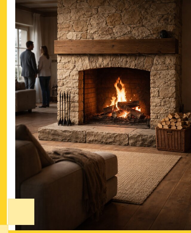 Открытые камины под ключ в Шарыпове от 151575 р. ЭриданШрп