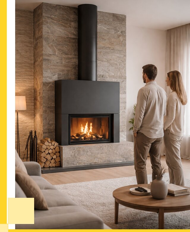 Закрытые камины под ключ в Шарыпове от 121260 р., ЭриданШрп