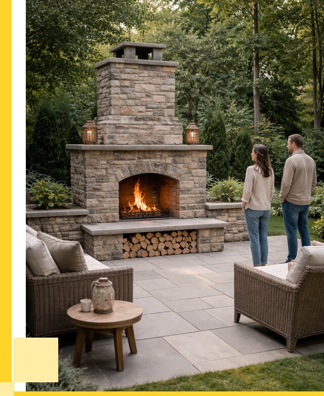 Уличные камины из кирпича в Шарыпове от 151575 р. | ЭриданШрп