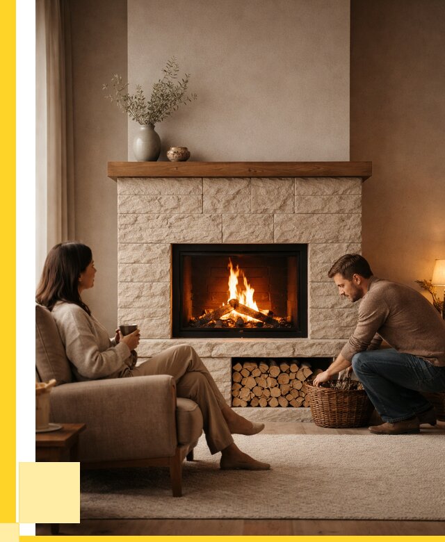 Камины для дома в Шарыпове под ключ от 151575 р. | ЭриданШрп