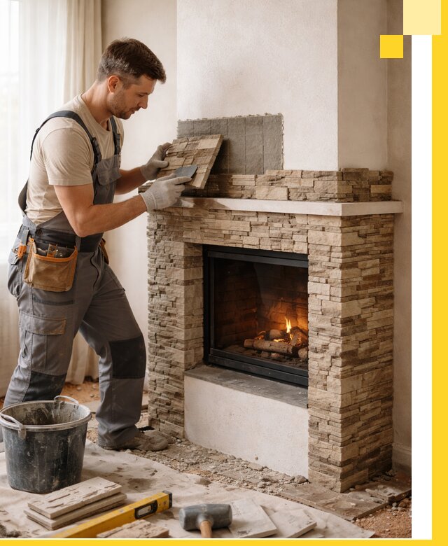 Изготовление и монтаж каминов для дома под ключ в Шарыпове