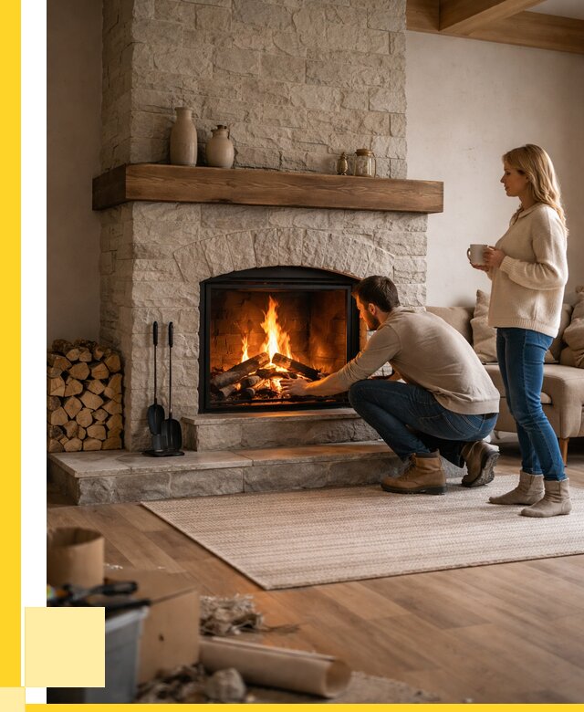 Камины для загородного дома в Шарыпове от 353675 р., ЭриданШрп