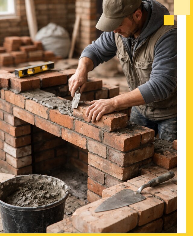 Кладка каминов под ключ в Шарыпове профессиональная отделка и монтаж