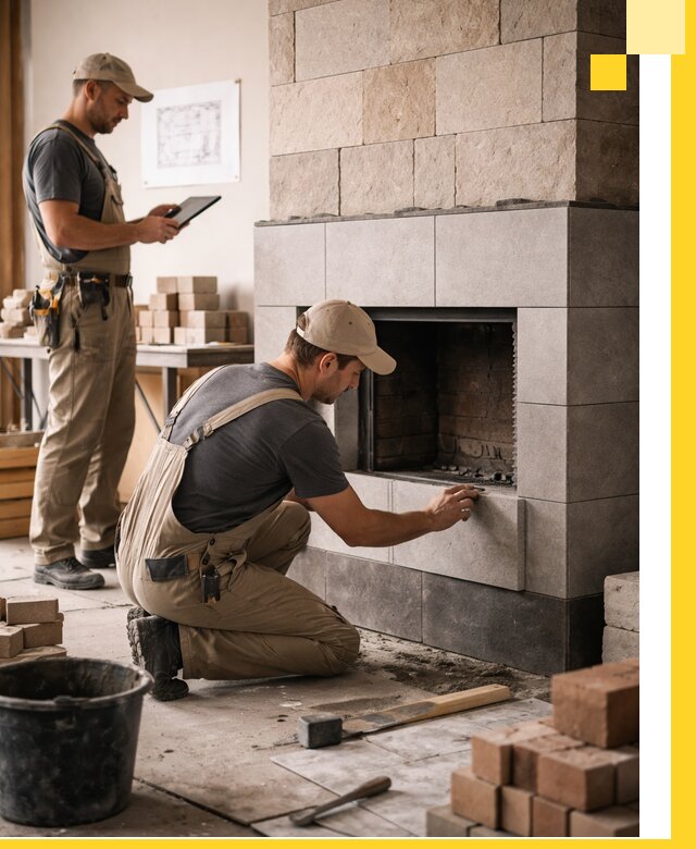 Индивидуальные проекты каминов и каминных систем в Шарыпове