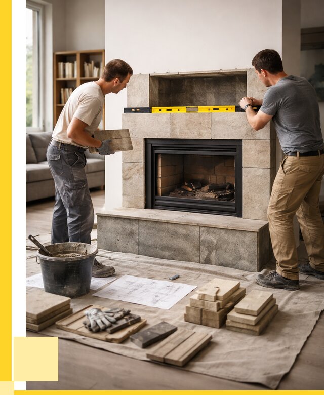 Монтаж каминов и установка в Шарыпове от 45473 р. | ЭриданШрп