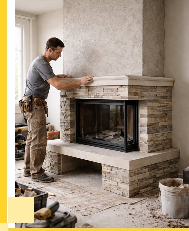 Изготовление каминов под ключ в Шарыпове от 151575 р. | ЭриданШрп