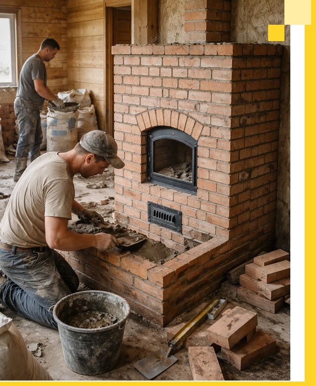 Профессиональное строительство печей в Шарыпове под ключ