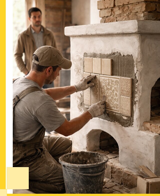 Отделка печей и банных печей в Шарыпове от 35368 р. | ЭриданШрп