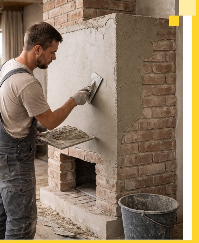 Отделка печей и облицовка каминов в Шарыпове под ключ