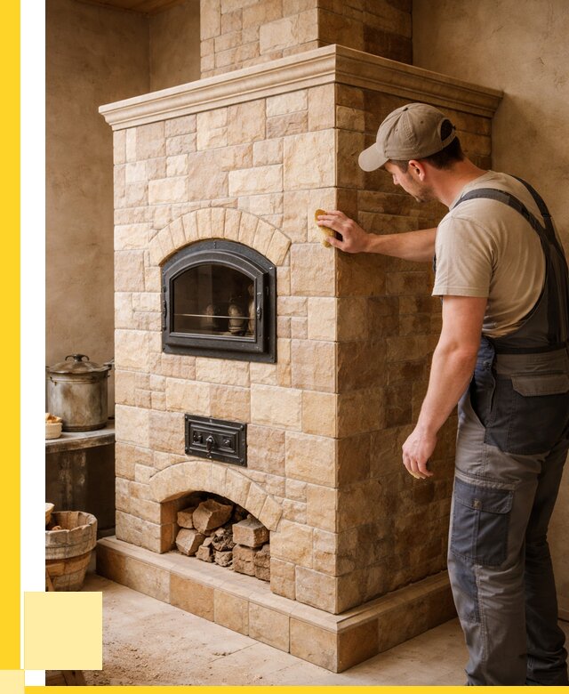 Облицовка печей в Шарыпове от 4547 р. под ключ | ЭриданШрп