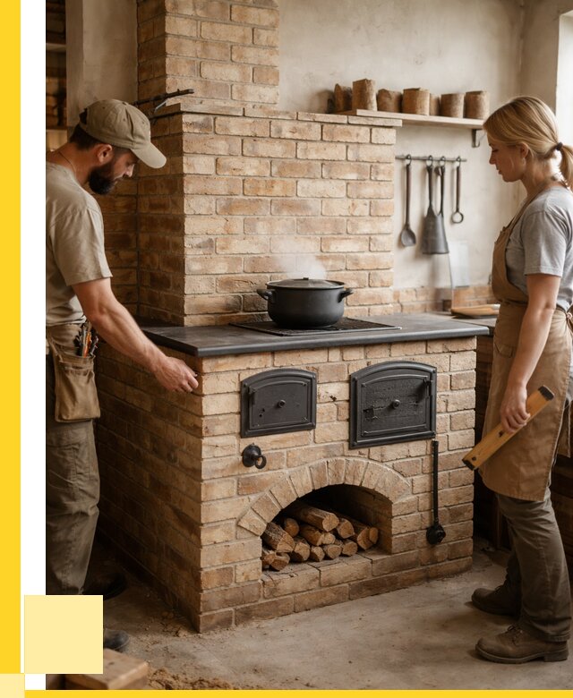 Варочно отопительные печи в Шарыпове от 90945 р. | ЭриданШрп