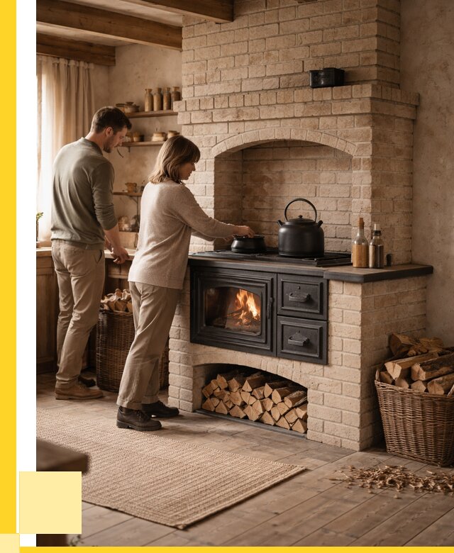 Печи с плитой в Шарыпове от 45473 р. | ЭриданШрп — кирпичная печь