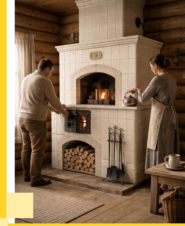 Русские печи в Шарыпове: установка от 151575 р. ЭриданШрп