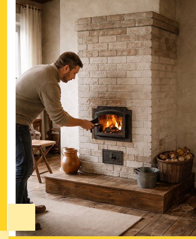 Печь голландка из кирпича в Шарыпове от 85893 р. | ЭриданШрп