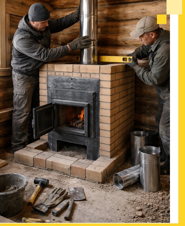 Проектирование, изготовление и установка банных печей в Шарыпове