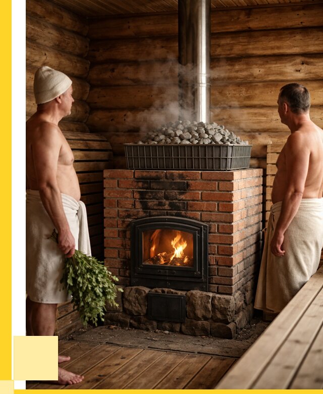 Печи для парной в Шарыпове под ключ от 65683 р. - ЭриданШрп