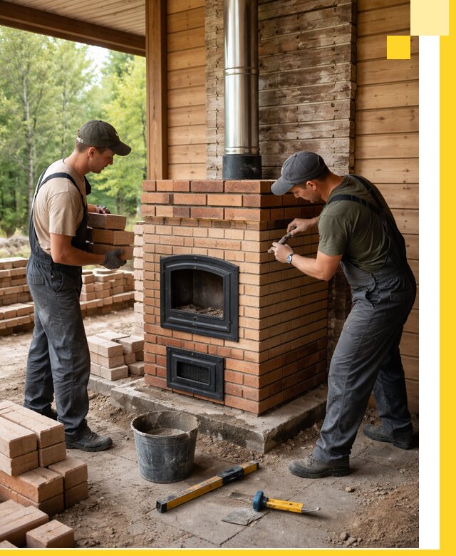 Производство и установка дачных печей под ключ в Шарыпове