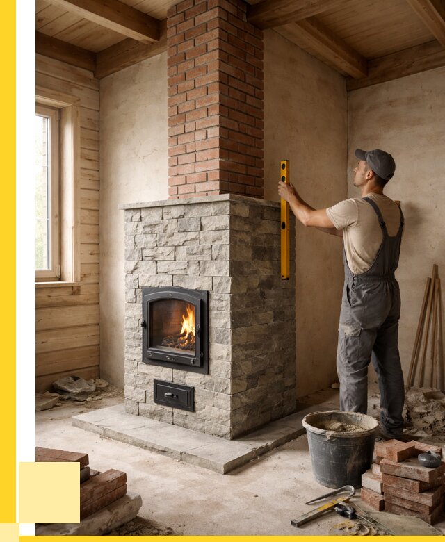 Печи и дымоходы под ключ в Шарыпове от 45473 р., ЭриданШрп