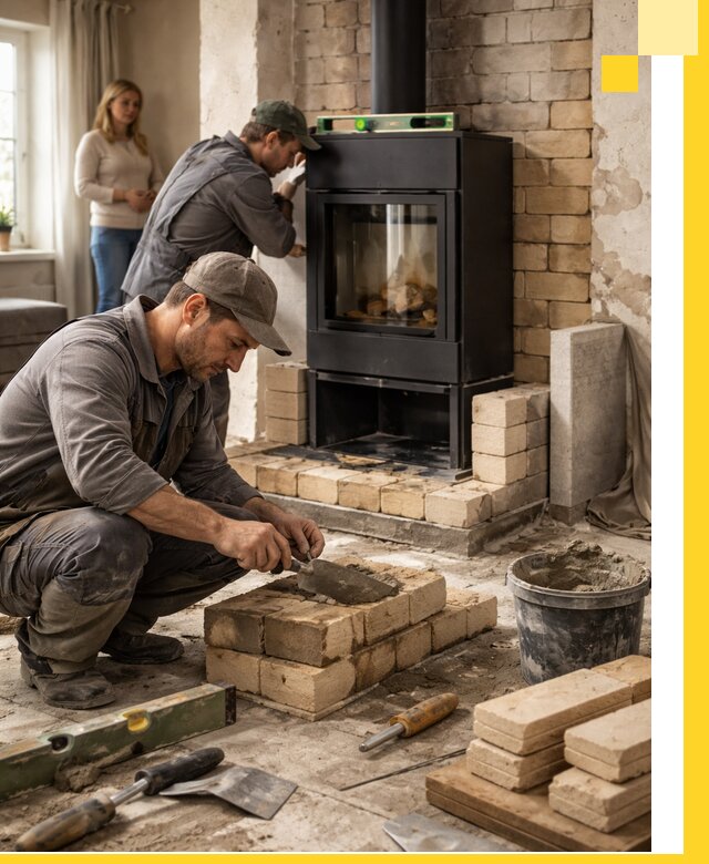 Печи и камины под ключ: проект, установка в Шарыпове