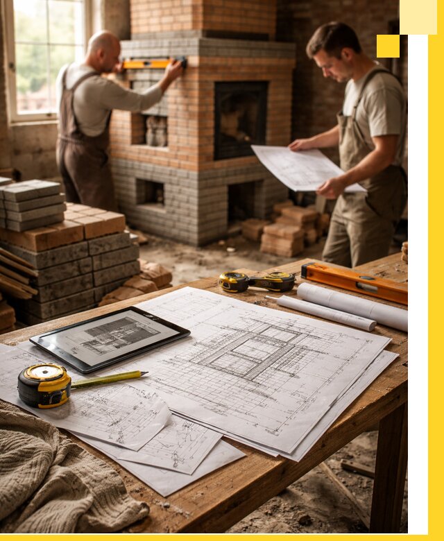 Проекты печей и каминов с индивидуальным дизайном в Шарыпове