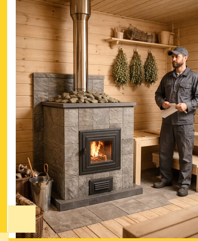 Печи для бани под ключ в Шарыпове от 121260 р. | ЭриданШрп