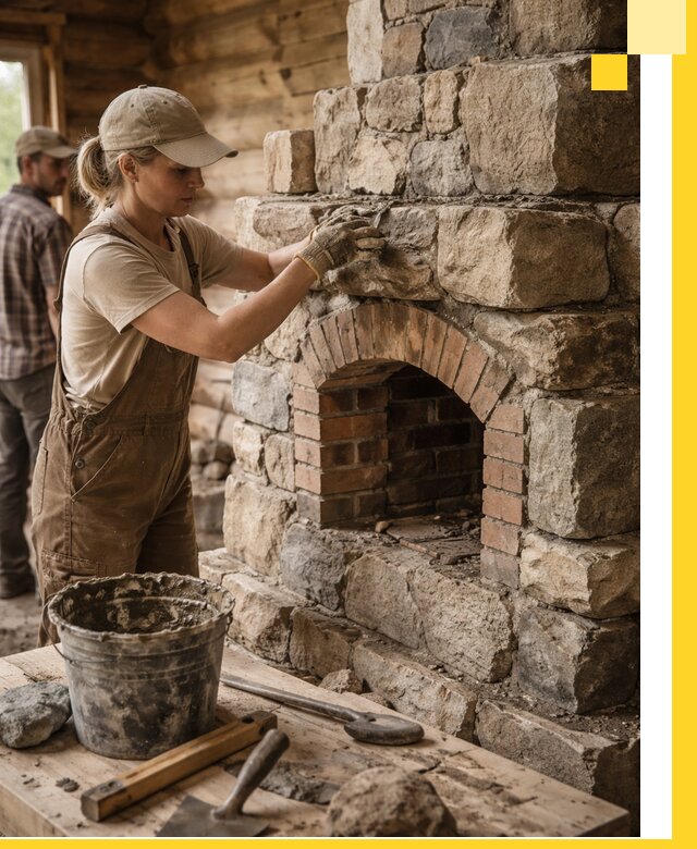 Каменные печи на заказ и монтаж в Шарыпове, долговечные решения