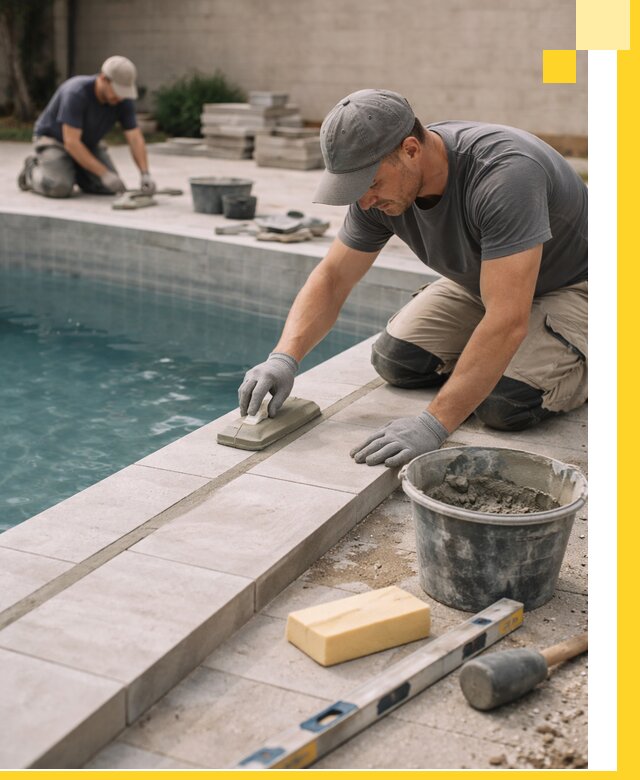 Отделка бассейнов в Шарыпове: декоративная отделка и гидроизоляция