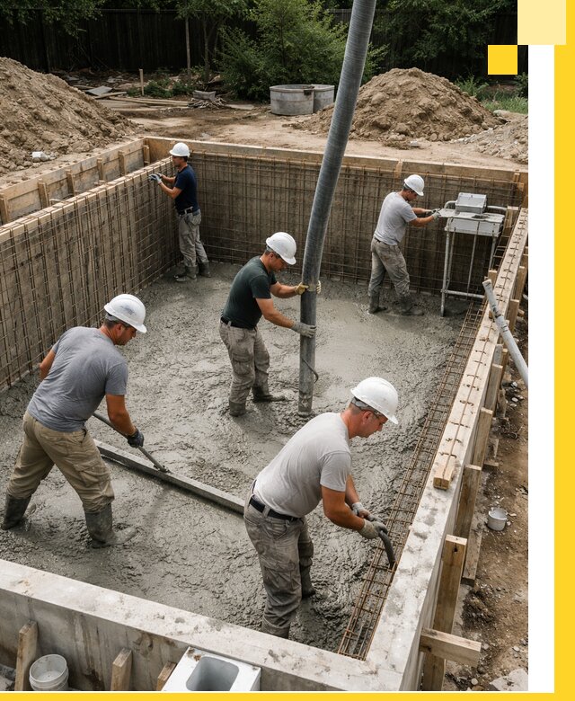 Строительство бетонных бассейнов под ключ в Шарыпове