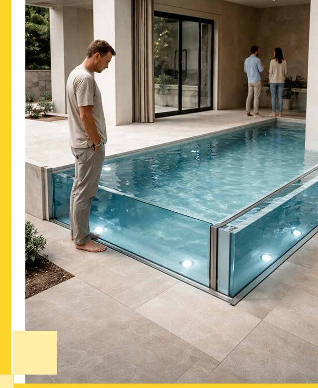 Стеклянные бассейны в Шарыпове от 1212600 р. | ЭриданШрп — мозаика