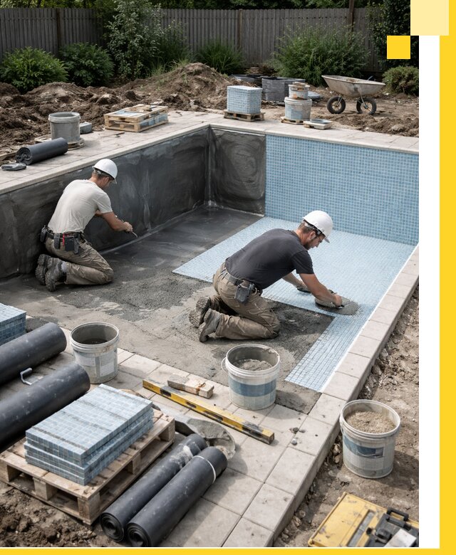 Проектирование и строительство стационарных бассейнов в Шарыпове