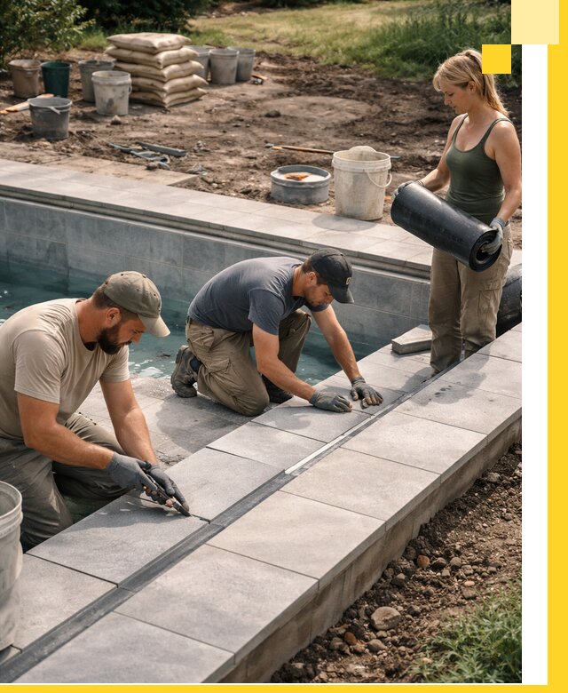 Строительство и монтаж уличных бассейнов под ключ в Шарыпове