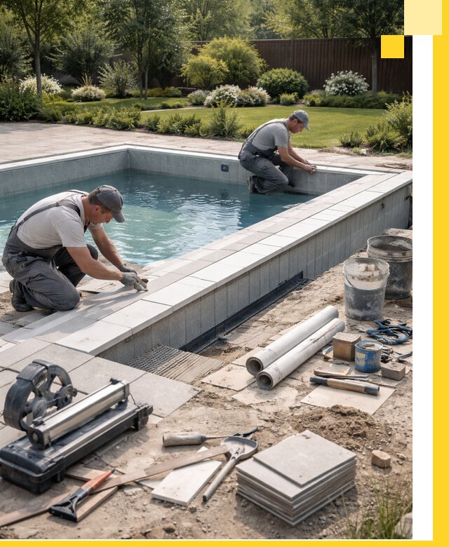 Строительство открытых бассейнов под ключ в Шарыпове профессионально