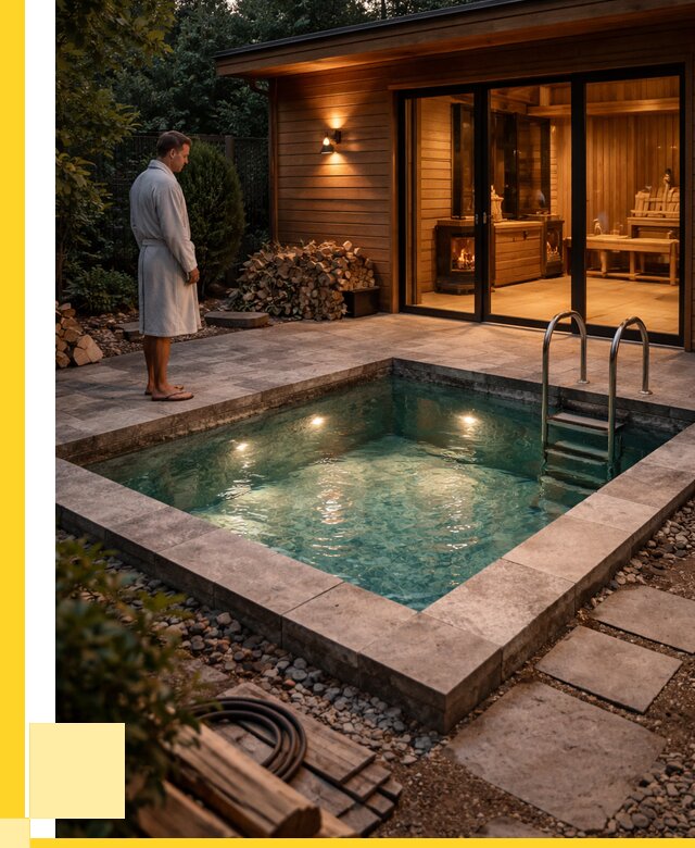 Бани с бассейном под ключ в Шарыпове от 95998 р. | ЭриданШрп