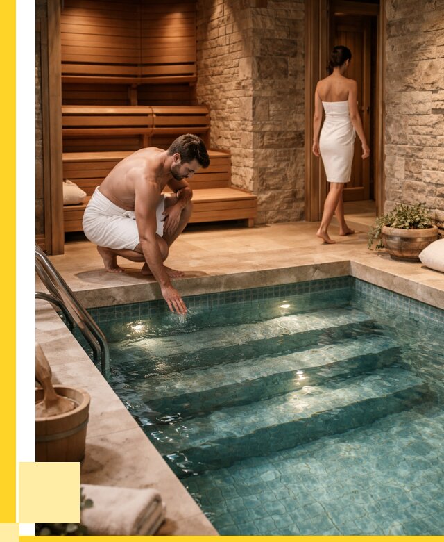 Сауна с бассейном под ключ в Шарыпове от 121260 р., ЭриданШрп