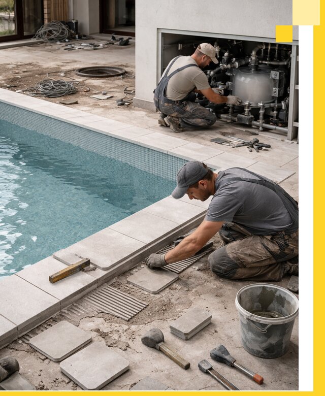 Строительство и монтаж бассейнов в коттедже в Шарыпове