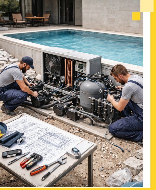 Проектирование и монтаж бассейнов с подогревом в Шарыпове