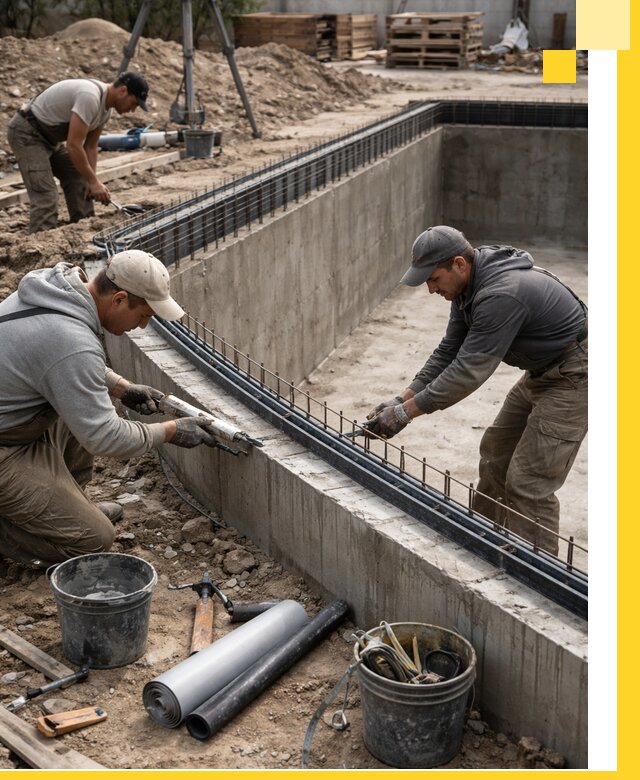 Качественный монтаж чаши бассейна в Шарыпове под ключ с гарантией