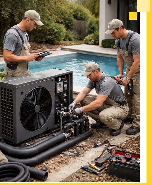 Проектирование и установка тепловых насосов для бассейнов в Шарыпове