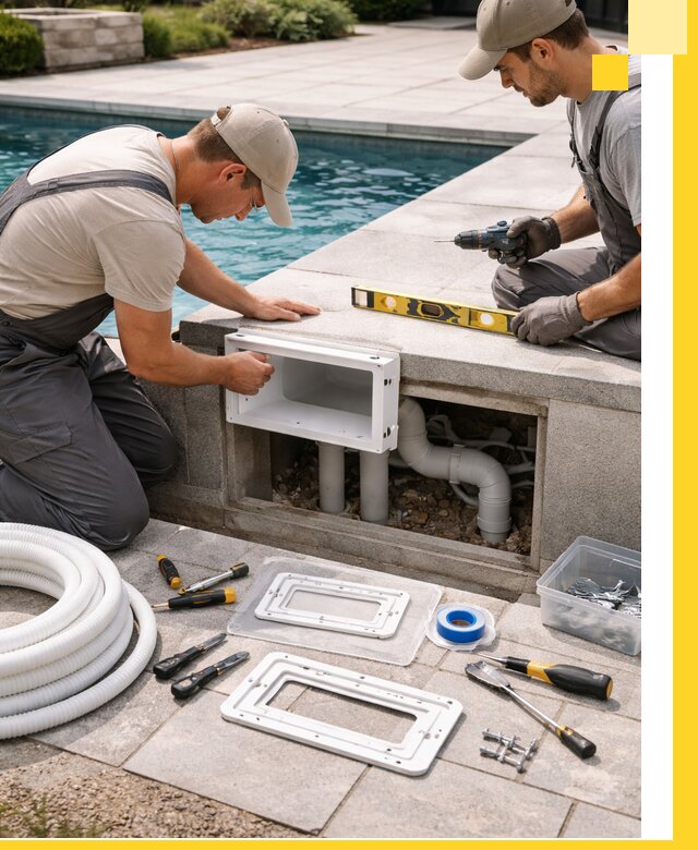 Поставка и установка скиммеров для бассейнов в Шарыпове