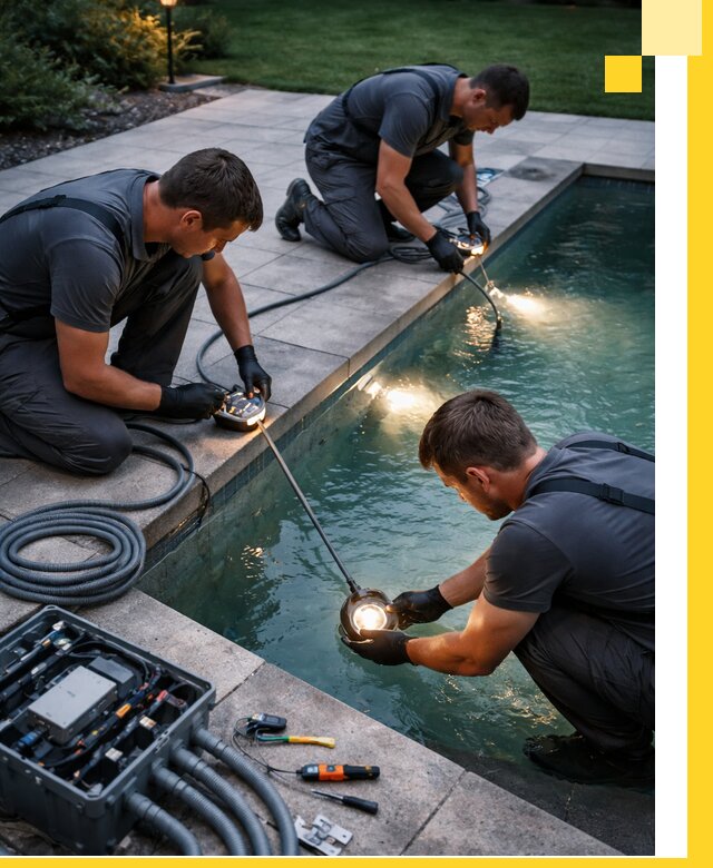 Профессиональное освещение бассейнов в Шарыпове: дизайн и монтаж