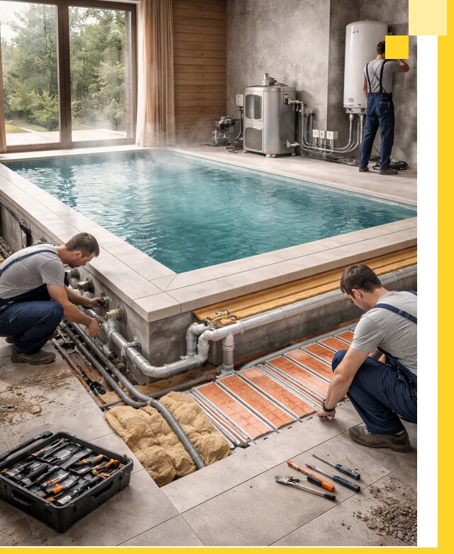 Проектирование и строительство тёплых бассейнов в Шарыпове