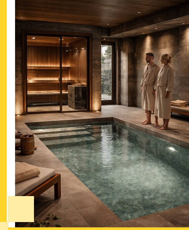 Сауна с большим бассейном в Шарыпове от 1212600 р. ЭриданШрп