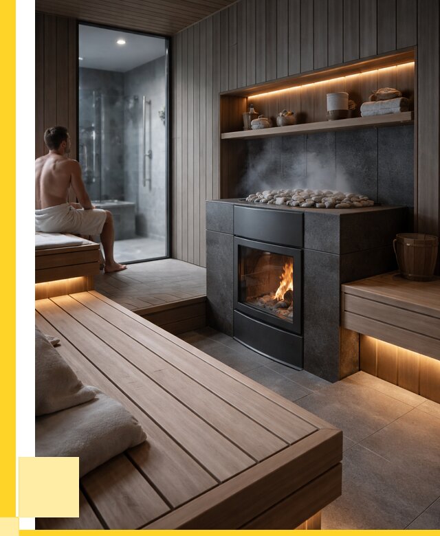 Проект сауны в частном доме в Шарыпове от 35368 р. | ЭриданШрп