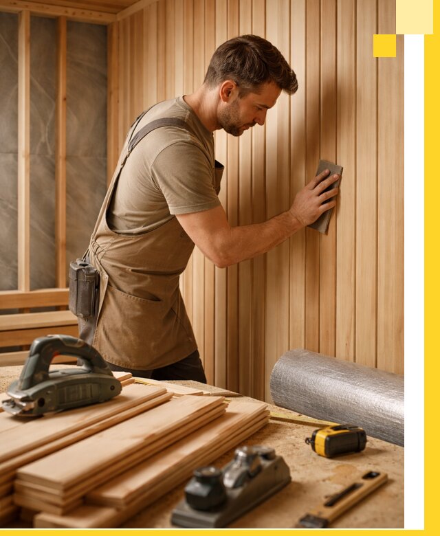 Профессиональная отделка саун и парных под ключ в Шарыпове