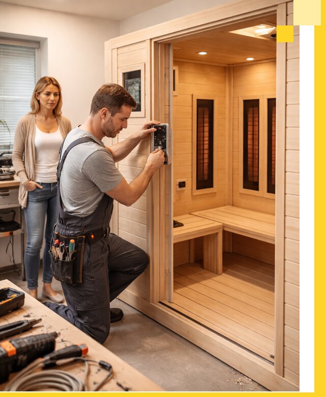 Инфракрасные сауны под ключ в Шарыпове продажа и установка