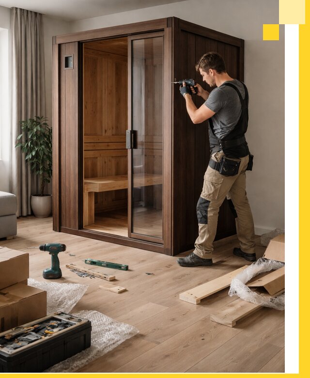 Установка и производство мини саун под ключ в Шарыпове