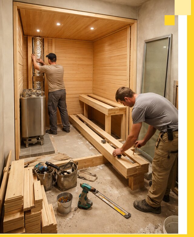 Проектирование и установка домашних саун под ключ в Шарыпове