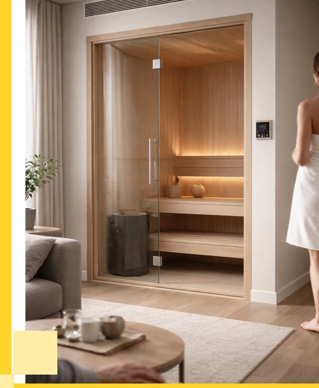 Сауна в квартире под ключ в Шарыпове от 121260 р. ЭриданШрп